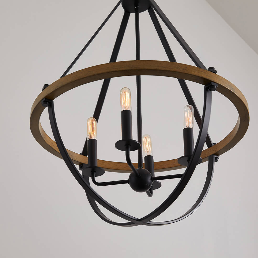 rustic chandelier