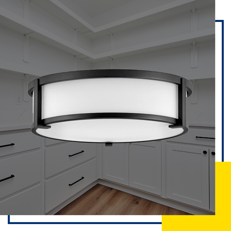 image of flush mounted lighting
