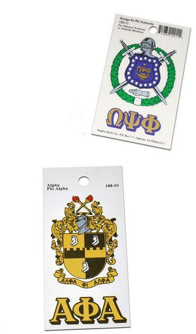 Greek Crest Decals