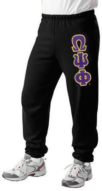 Omega Psi Phi Lettered Sweatpants