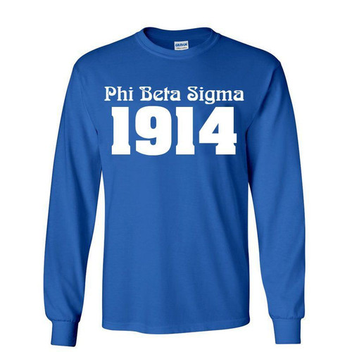 Phi Beta Sigma Logo Long Sleeve Tee
