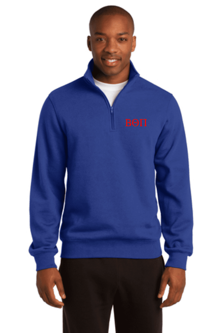 Fraternity & Sorority Quarter Zip Fleece Pullover