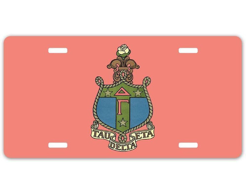 Sorority Crest - Shield License Plate