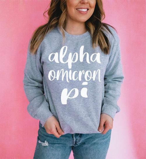 Sorority Script Crew Sweatshirt