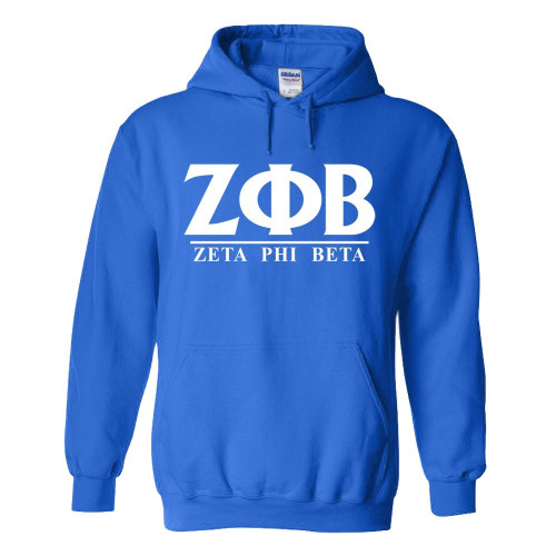 Zeta Phi Beta Message Hooded Sweatshirts