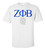Zeta Phi Beta Greek Crest - Shield T-Shirt