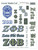 Zeta Phi Beta Multi Greek Decal Sheet