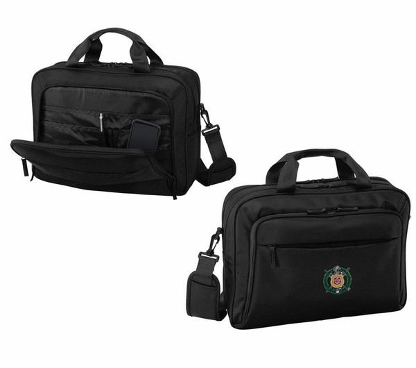 DISCOUNT-Omega Psi Phi Crest - Shield Briefcase Attache