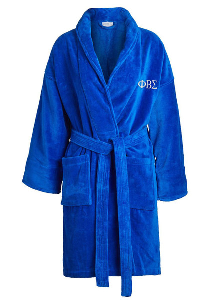 Phi Beta Sigma Fraternity Lettered Bathrobe