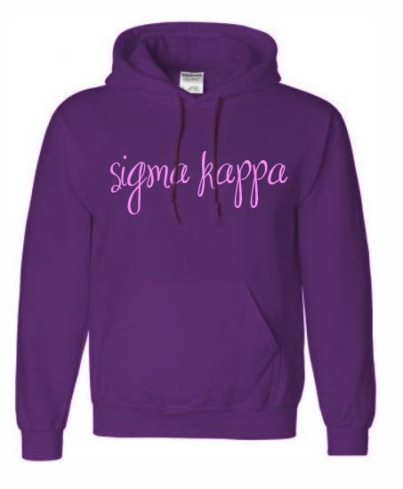 Sorority Script Hoodie