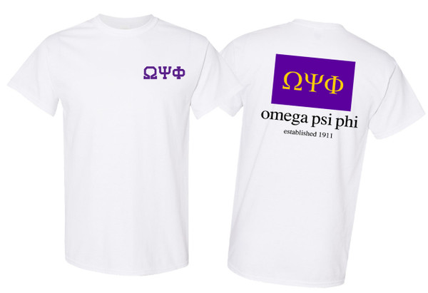 Omega Psi Phi Flag T-shirt