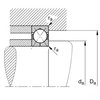 FAG QJ230-N2-MPA Four point contact bearing 150x270x45mm dimensions