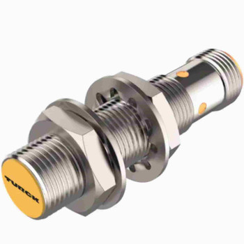 TURCK BI3U-M12-AP6X (1634100) inductive proximity sensor offering 3 mm sensing distance, Factor 1 performance for all metals, and high reliability in harsh industrial environments.