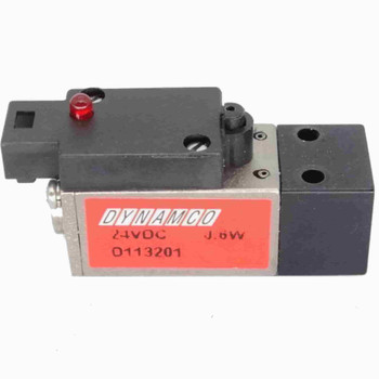 Dynamco D113201 - 3-Way (3/2) Pneumatic Solenoid Valve, 24VDC, 0.6W