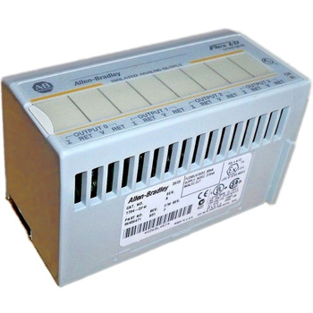 ALLEN-BRADLEY 1794-OF4I FLEX I/O ISOLATED ANALOGUE OUTPUT MODULE 16 BIT 4 POINT 24vdc
