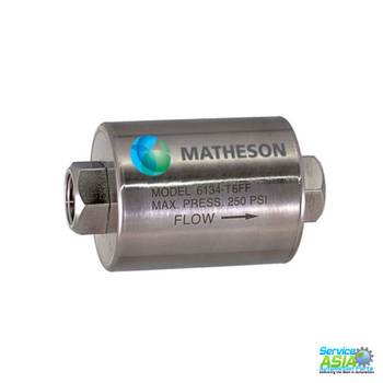 MATHESON FILTER 6134-T6FF 250PSI MAX, 3/8" Compression (400 SLPM)