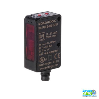 Datalogic S8-PR-3-W03-PP | Plastic Contrast High Performance Photoelectric Sensor, PNP, M12 pig-tail