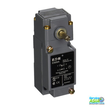 EATON CORPORATION E50-AR1 LIMIT SWITCH SIDE ROTARY 1NC NO E50SA E50RA E50DR1. P67 Snap Action Limit Switch, Rotary Lever, Die Cast Zinc, NO/NC, 600V