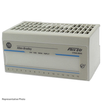 ALLEN-BRADLEY 1794-IB16D FLEX I/O 24V DC SINK DIAGNOSTIC MODULE 16 POINT