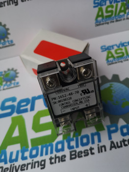 CONTROL CONCEPTS 1652-48-70 RELAY MODULE 480VAC 70AMP solid-state relay (SSR) power control module designed for precise control of high-power electrical loads in industrial automation. It uses SCR (Silicon-Controlled Rectifier) technology for reliable switching in demanding applications.