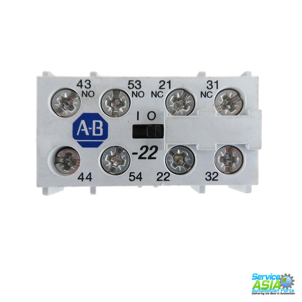 ALLEN-BRADLEY 195-MB 22AUXILIARY CONTACT ADDER DECK 2 N.O. / 2 N.C.