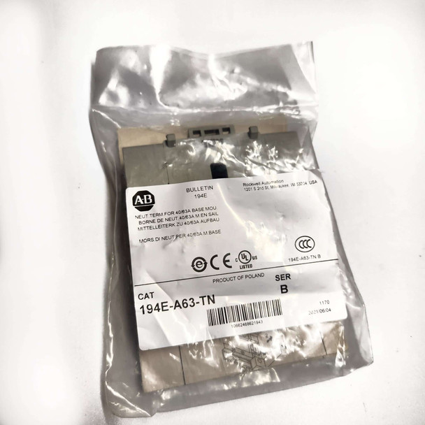 ALLEN-BRADLEY 194E-A63-TN NEUTRAL TERMINAL