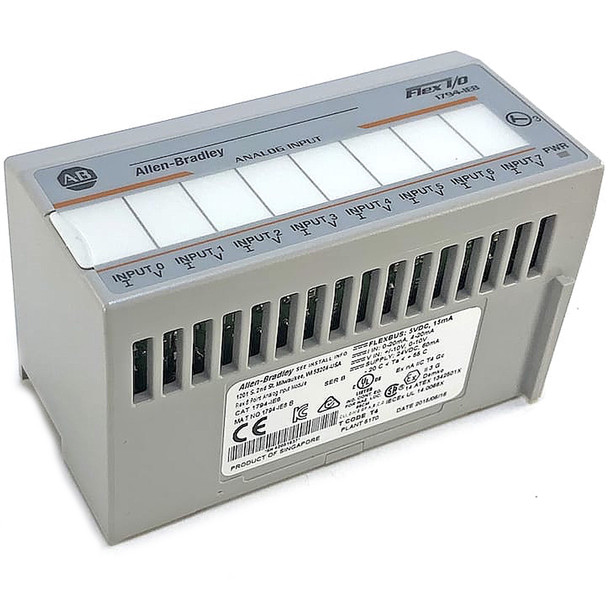 ALLEN-BRADLEY 1794-IE8 FLEX I/O ANALOGUE INPUT MODULE 12 BIT 8 POINT