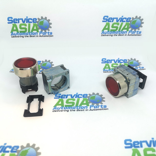 SIEMENS 3SB3501-0AA21 RED, ILLUMINATED PUSHBUTTON OPERATOR