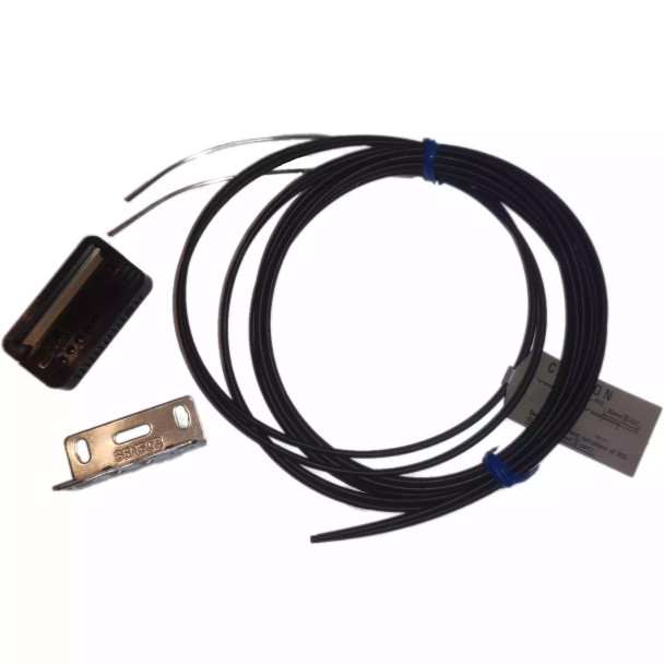 OMRON E32-TC200B FIBRE OPTIC SENSOR, THRU-BEAM M4 HEAD WITH 1.2MM SLEEVE STANDARD R25 FIBRE with 2M CABLE