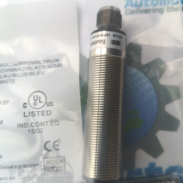 BAUMER ELECTRIC FPAM 18P5151/S14 RETRO-REFLECTIVE SENSOR