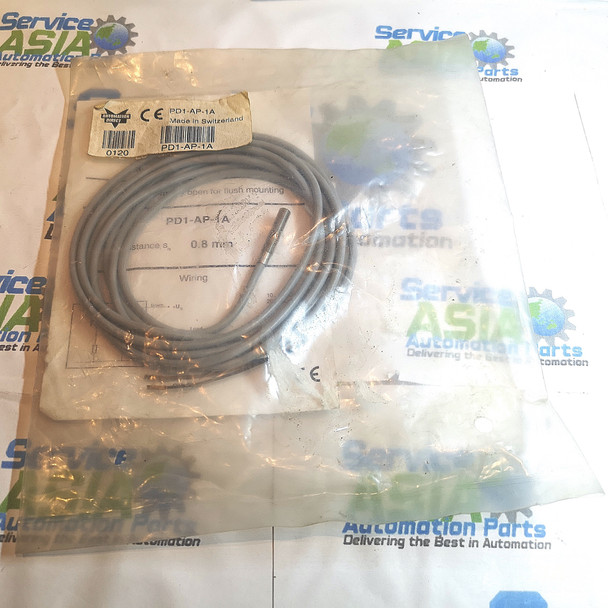 AUTOMATION DIRECT PD1-AP-1A INDUCTIVE PROXIMITY SENSOR 5MM DIAMETER STAINLESS STEEL