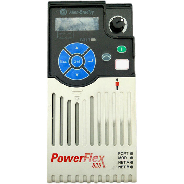 PRE-OWNED ALLEN-BRADLEY POWERFLEX 525 DRIVE 1HP 0.4KW 2.3AMP 480VAC 3 PHASE