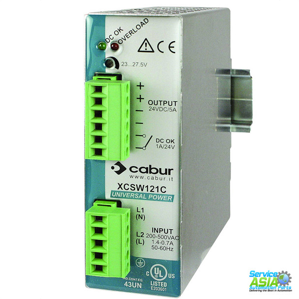 CABUR XCSW121C POWER SUPPLY 1-2PH/24DC5A