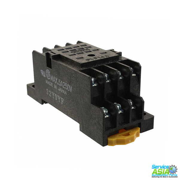 OMRON PYF-14A-E RELAY SOCKET SOCKET MOUNTING:DIN RAIL