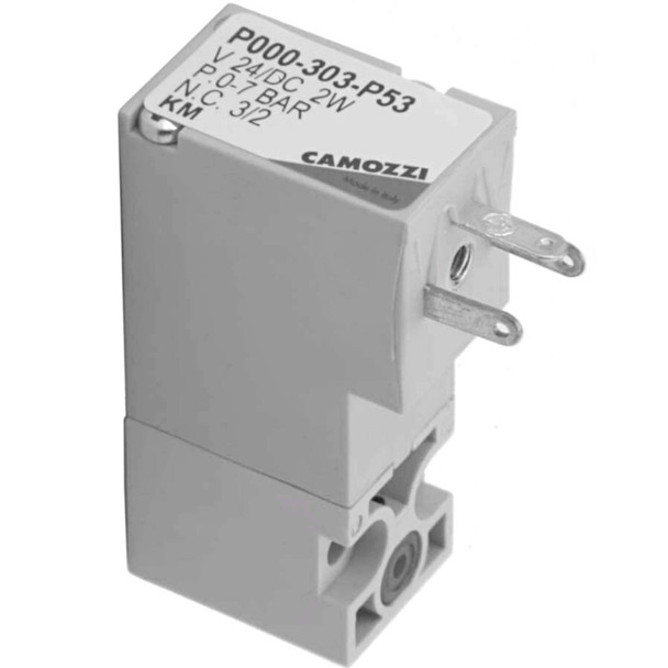 CAMOZZI P000-303-P53 DIRECTLY OPERATED MINI SOL VALVE-3WAYS NC-24V DC
