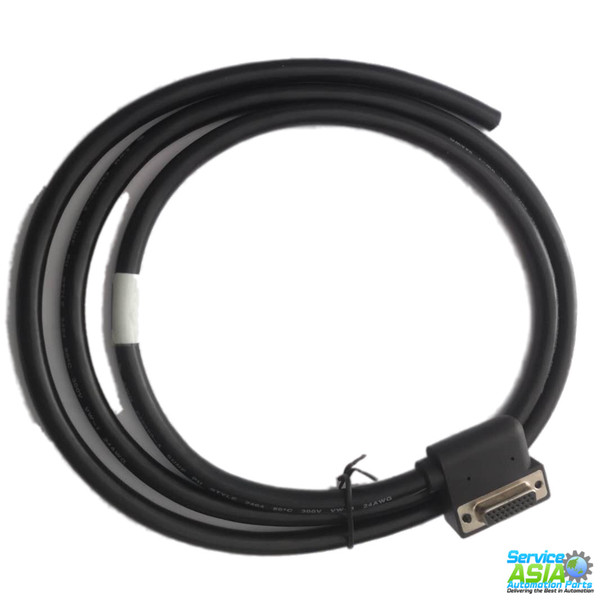 EMERSON EIO26-005 I/O INTERFACE CABLE 90° CONNECTOR ON ONE END AND FLYING LEADS ON OTHER END 5 FT LENGTH (EPSILON EP AND EPSILON TO POSITION CONTROLLER PLC)