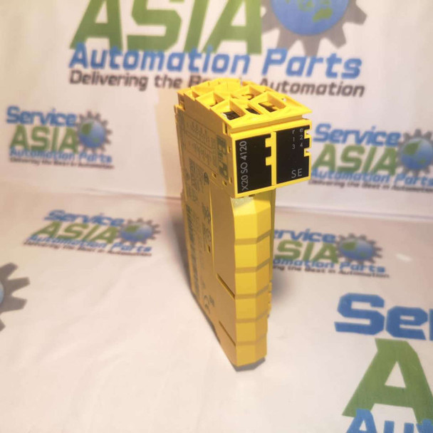 B&R AUTOMATION X20-SO-4120 X20 safe digital output module, coated, 4 safe digital type A outputs, with current monitoring, 24VDC, 2 A