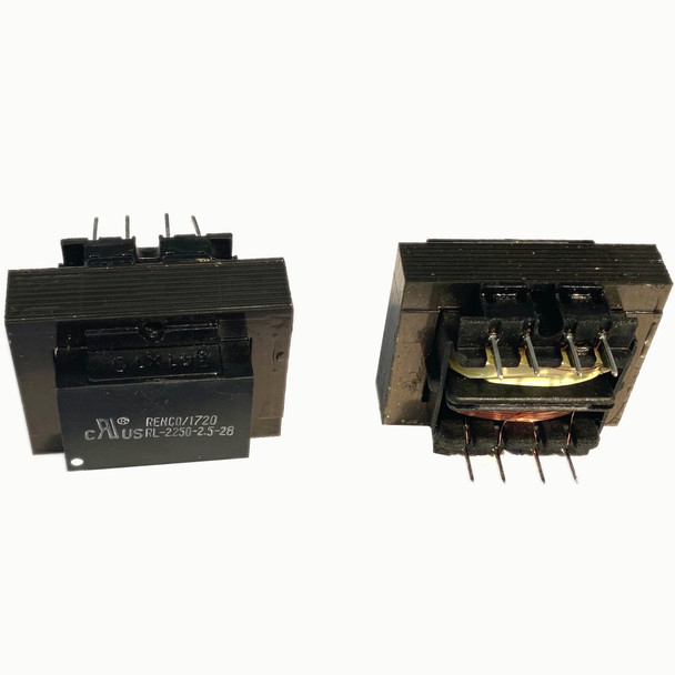 RENCO RL-2250-2.5-28 Two Section Linear Transformer, 50/60 HZ, PCB MOUNTED