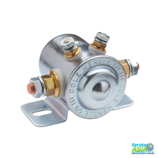 COLE HERSEE 24213BX CONTINUOUS DUTY SOLENOIDS SPST SERIES, Insulated, 12vdc, 200A