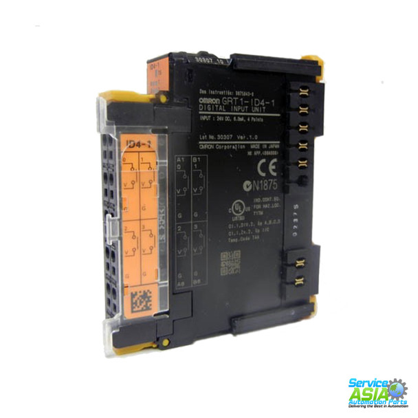 OMRON GRT1-ID4-1 GRT1-ID4-1 DC iDigital Input Unit, (4) PNP Inputs, 11 - 25 VDC, 4 A