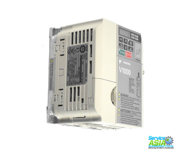 YASKAWA CIMR-VC4A0002BAA V1000 IP20 0.4kW/0.75kW 400V 3ph AC Inverter Drive, DBr, STO, Unfiltered