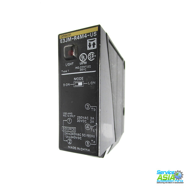 OMRON E3JM-R4M4-US PHOTOELECTRIC REFLECTIVE 4M RANGE SPDT