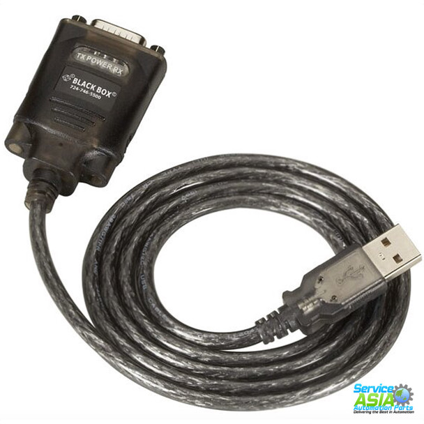 BLACK BOX CORP IC199A-R3 USB TO RS232 CONVERTER, DB9 Connect non-USB devices to a USB 1.1-compliant PC.
