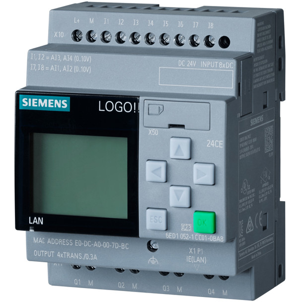 SIEMENS 6ED1052-1CC08-0BA0 LOGO! 24CE, logic module