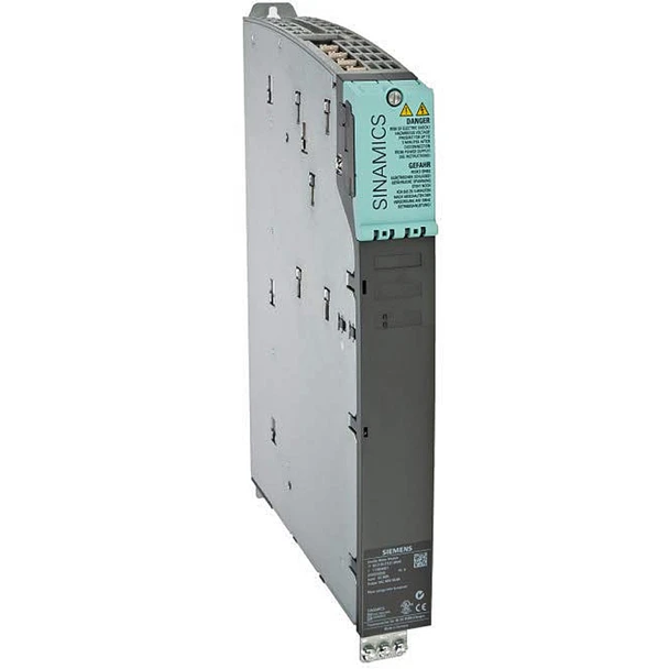 SIEMENS 6SL3120-2TE21-0AA4 SINAMICS S120 DOUBLE MOTOR MODULE INPUT: DC 600V OUTPUT: 3-PH 400V, 9A/9A
