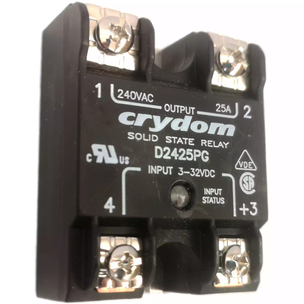 CRYDOM D2425PG SOLID STATE RELAY SPST-NO 25A 24-280V