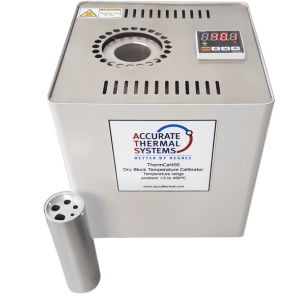 ACCURATE THERMAL SYSTEMS ThermCal 400 Dry Block Temperature Calibrator. (120V or 230V)