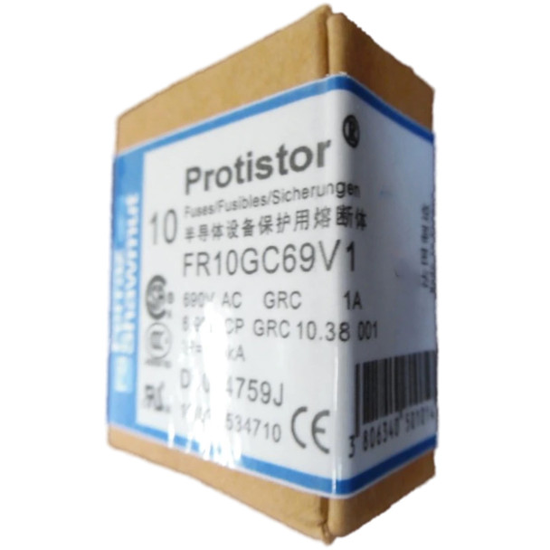 MERSEN / FERRAZ SHAWMUT FR10GC69V1 FAST FUSE  690V, 1 AMP CLASS GC - Pack of 10