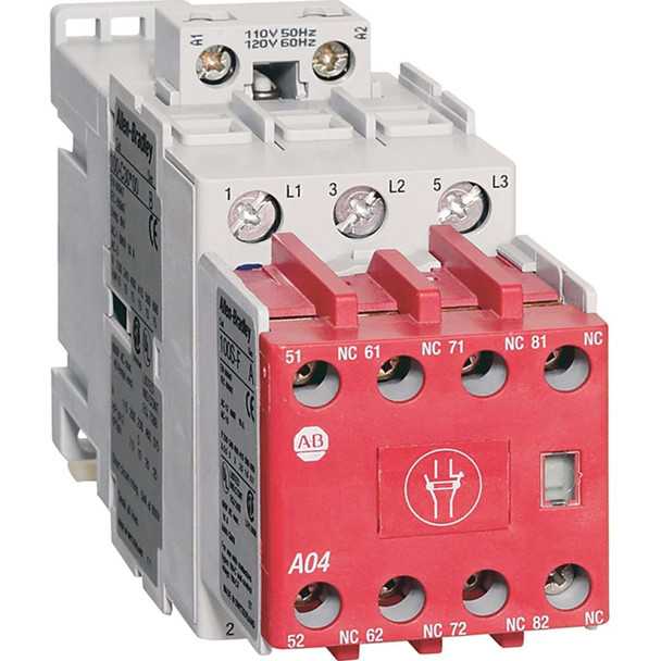 ALLEN-BRADLEY 100S-C16EJ422C SAFETY CONTACTOR 16A, 24V, 50/60Hz, 24VDC ELEC CL