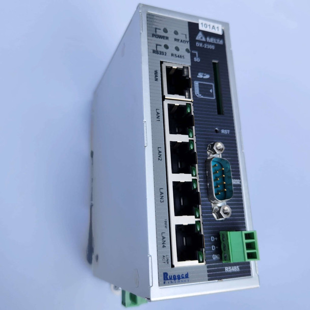 DELTA DX-2300LN-WW Industrial Ethernet Cloud Router. 4 10/100Base - T(X).